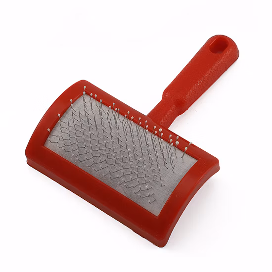 Factory Direct Seller Plastic Handle Extended Stainless Steel Pin Pet Hair Removal Brush Comb