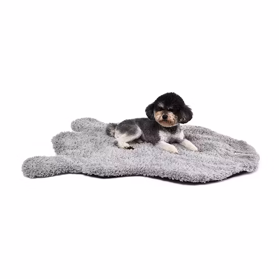 Tappetino per cani confortevole in peluche lungo ecologico riciclato al 100%.