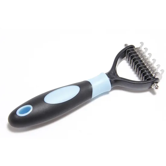 Animali domestici Taglia-nodi per pellicce Toelettatura per cani Strumenti per spargimento Pettine per rimozione peli di gatti Spazzola per pettini Fornitori di prodotti per animali domestici a doppia faccia